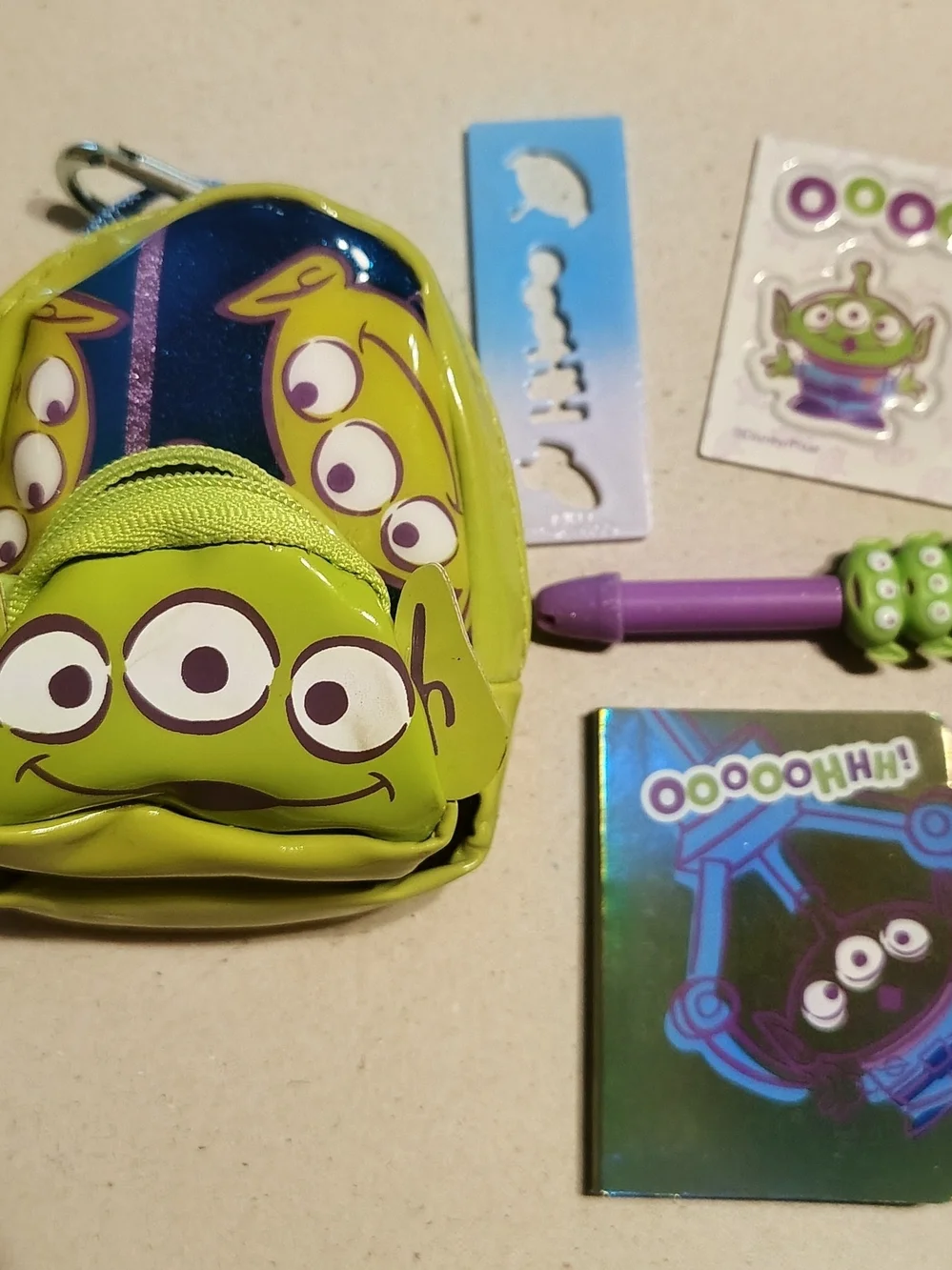Toy Story Alien Mini Backpack Coin Pouch - Lime Green
